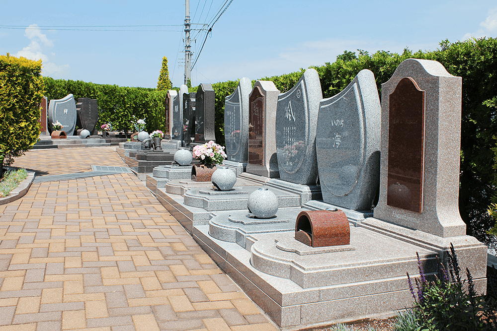 上田市公園墓地 エンゼルパークの家族墓区画