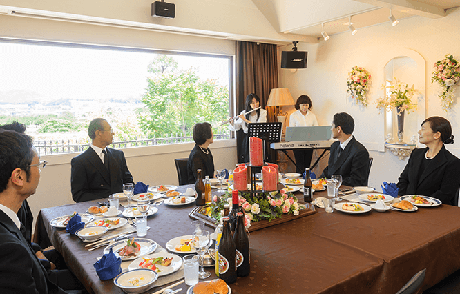 法要・会食などのサービスが充実