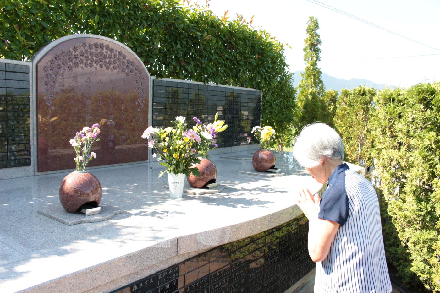 墓じまい後の安心と上田市でのお墓参りについて語る野村様