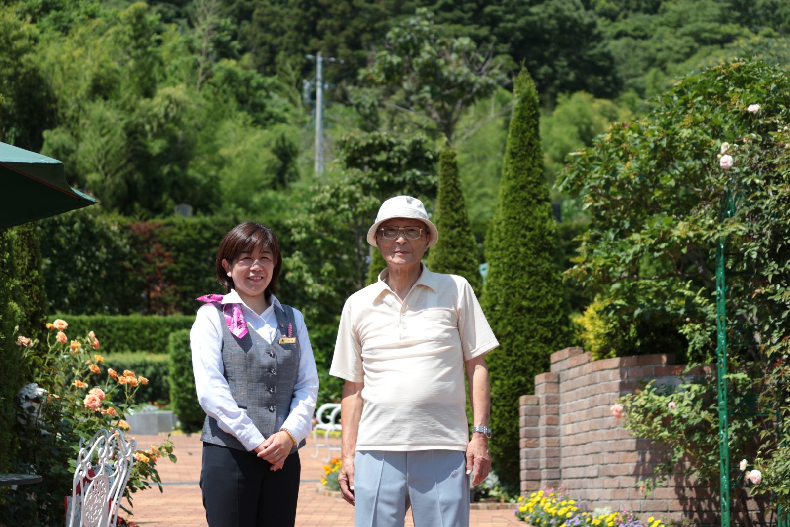 会員様とエンゼルパークのスタッフ