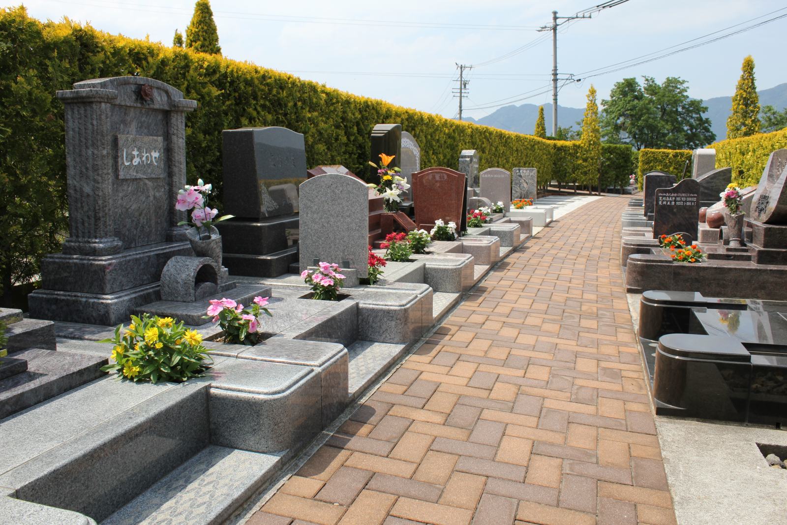 上田市公園墓地 エンゼルパークの区画