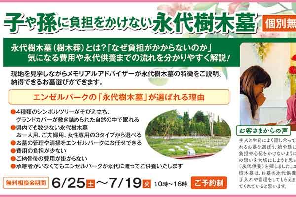 【相談会】子や孫に負担をかけない永代樹木墓の選び方【ご予約制・個別対応】