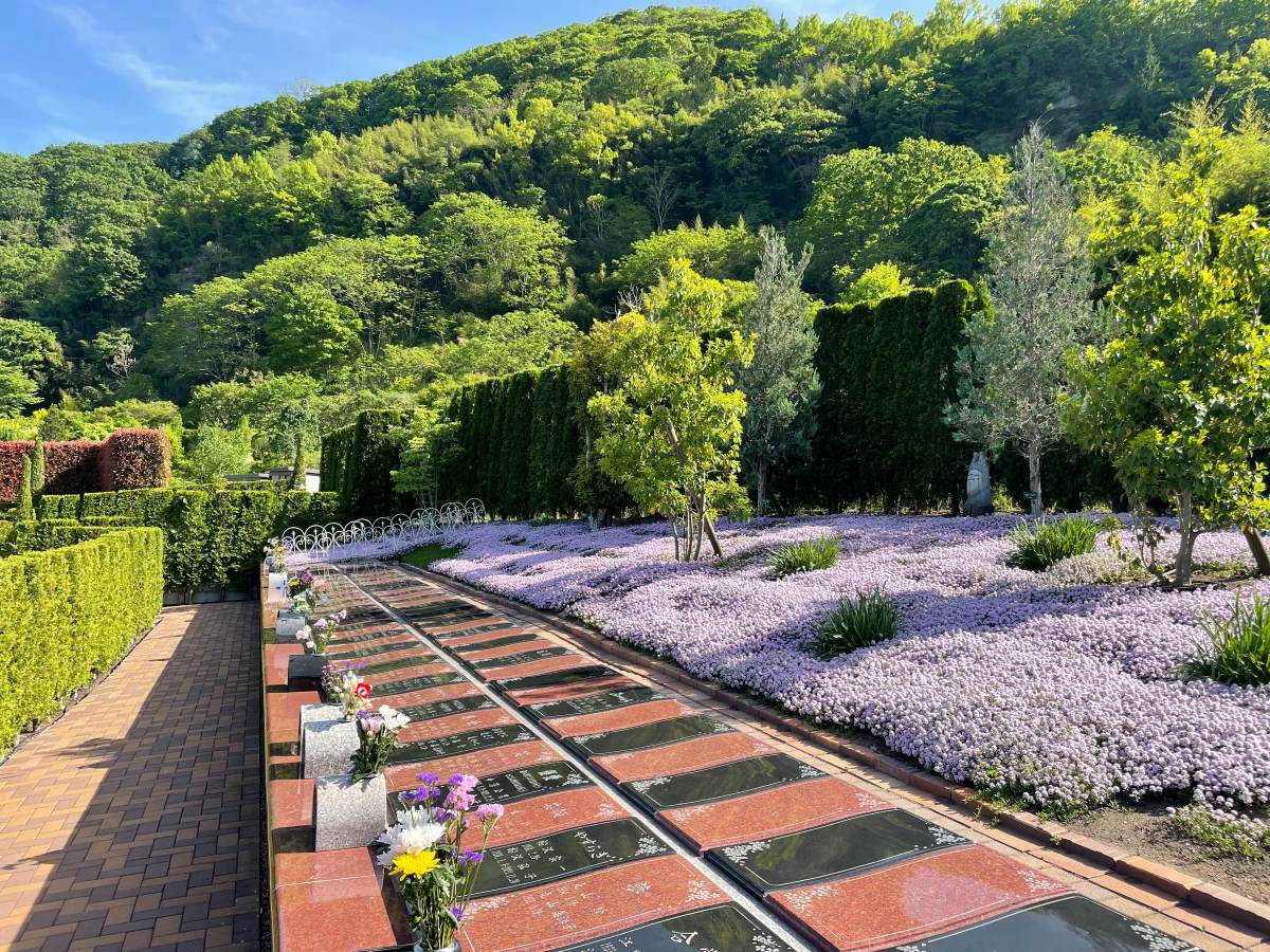 花と緑に囲まれたエンゼルパーク上田の園内
